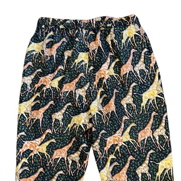 J. Crew Collection Pull-On Silk Twill Cropped Pants in Giraffes Print - 4 - Picture 11 of 16
